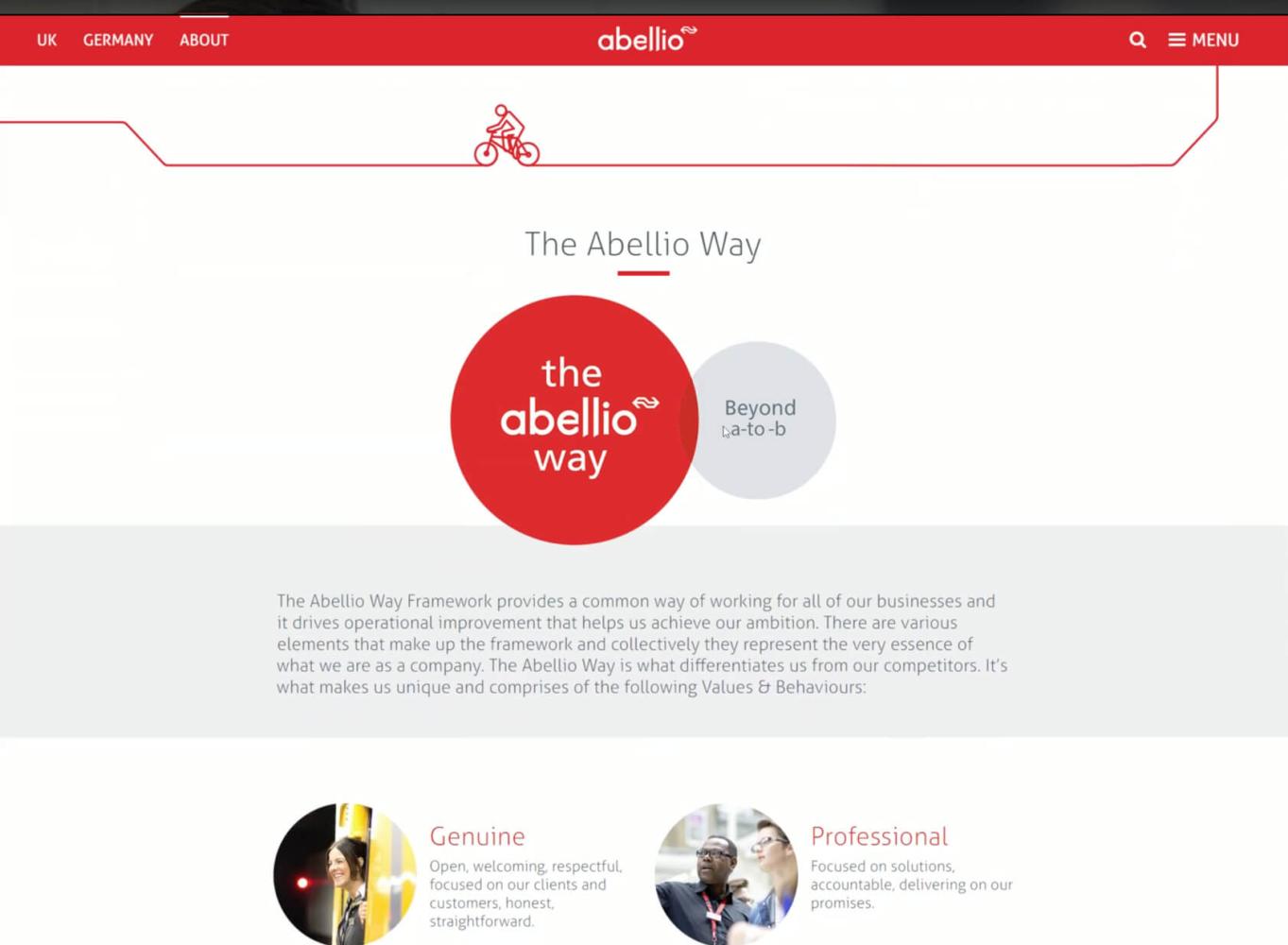 Abellio main site
